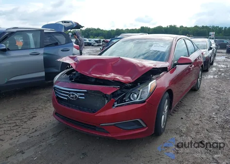 2016 Hyundai Sonata Se из США, поврежденный, VIN 5NPE24AF0GH340238